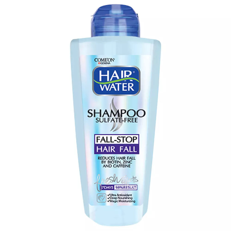 شامپو بدون سولفات ضد ریزش Hair Water کامان با حجم 400 میلی لیتر