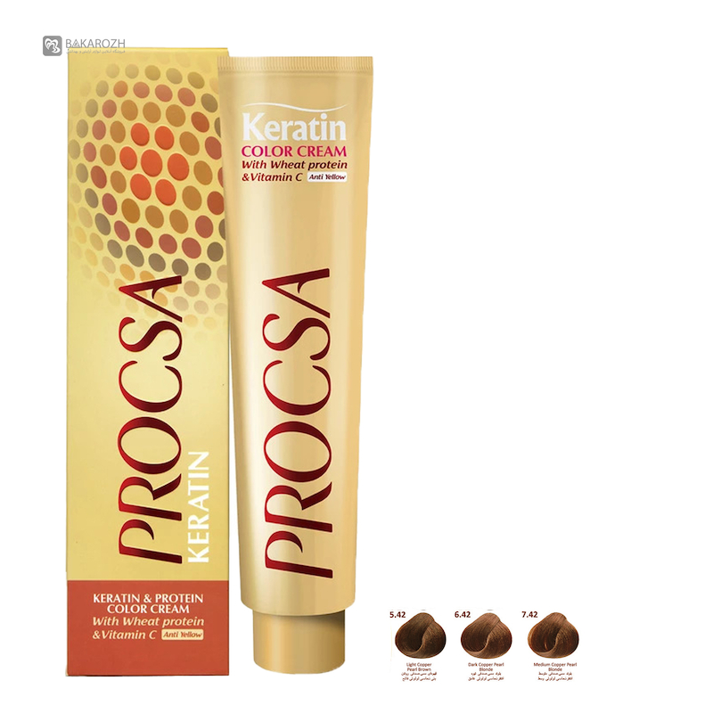 رنگ مو پروکسا (PROCSA) سری برنز