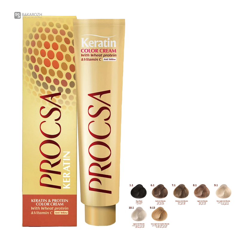 رنگ مو پروکسا (PROCSA) سری دودی
