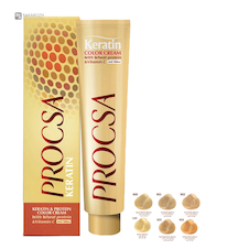 عکس رنگ مو پروکسا (PROCSA) سری روشن کننده حجم 100 میلی لیتر