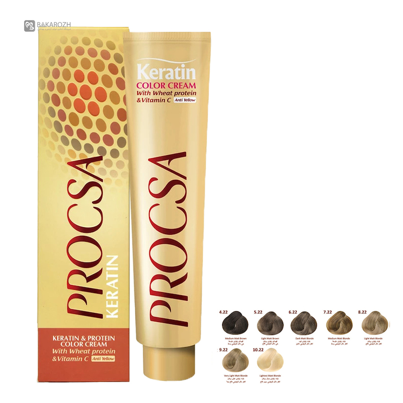 رنگ مو پروکسا (PROCSA) سری زیتونی