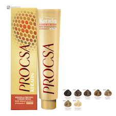 عکس رنگ مو پروکسا (PROCSA) سری زیتونی حجم 100 میلی لیتر