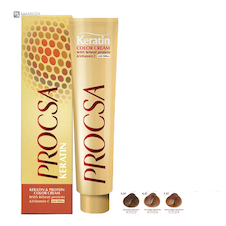 عکس رنگ مو پروکسا (PROCSA) سری شکلاتی حجم 100 میلی لیتر