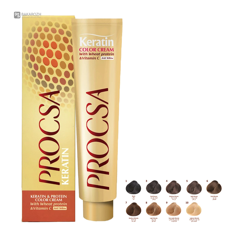 رنگ مو پروکسا (PROCSA) سری طبیعی