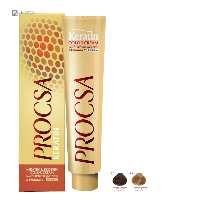 رنگ مو پروکسا (PROCSA) سری طبیعی دودی