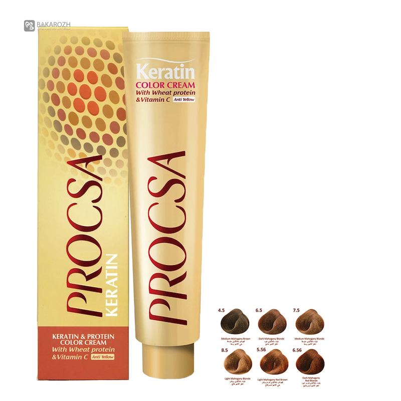 رنگ مو پروکسا (PROCSA) سری ماهاگونی