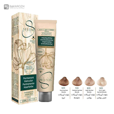 عکس رنگ مو بدون آمونیاک سلوم پلاس (Selom Plus) سری آپریکات