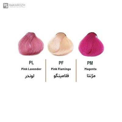 رنگ مو بدون آمونیاک سلوم (Selom Plus) سری صورتی