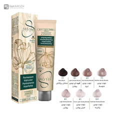 عکس رنگ مو بدون آمونیاک سلوم پلاس (Selom Plus) سری دودی
