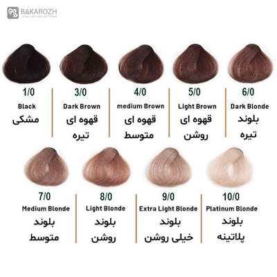 رنگ مو بدون آمونیاک سلوم (Selom Plus) سری طبیعی