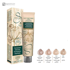 عکس رنگ مو بدون آمونیاک سلوم پلاس (Selom Plus) سری سوپر پلاتینه