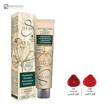 عکس رنگ مو بدون آمونیاک سلوم پلاس (Selom Plus) سری قرمز