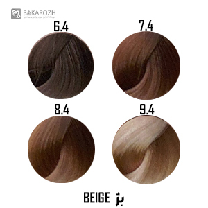 رنگ موی گانسا (GANECA) سری بژ