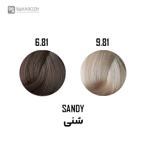 رنگ موی گانسا (GANECA) سری شنی