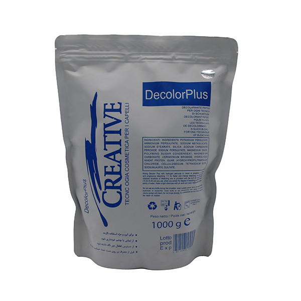 پودر دکلره CREATIVE مدل DECOLORPLUS با وزن گرم 1000 گرم