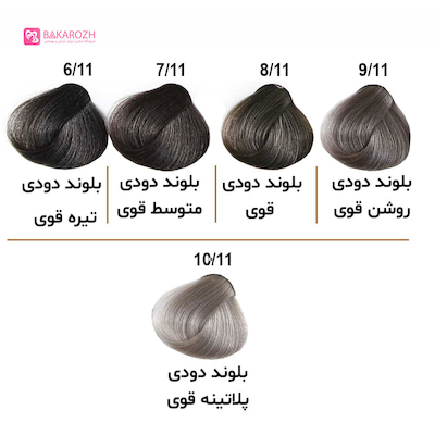 رنگ موی الوکسین (ELOXIN) سری دودی قوی