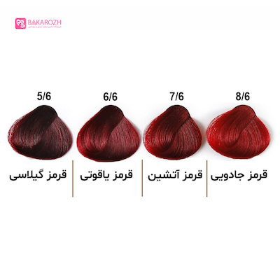 رنگ موی الوکسین (ELOXIN) سری قرمز
