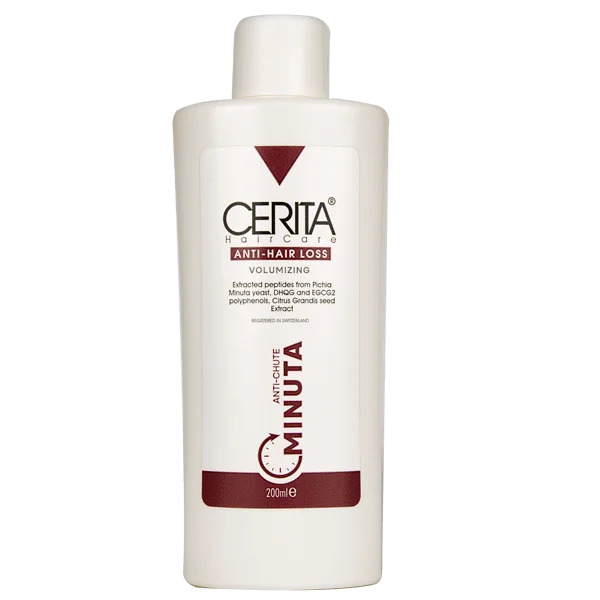 شامپو ضدریزش مینوتا موهای چرب برند سریتا با حجم 200 میلی لیتر