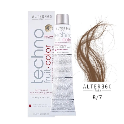 رنگ مو تکنوفروت کالر آلترگو سری قهوه ای