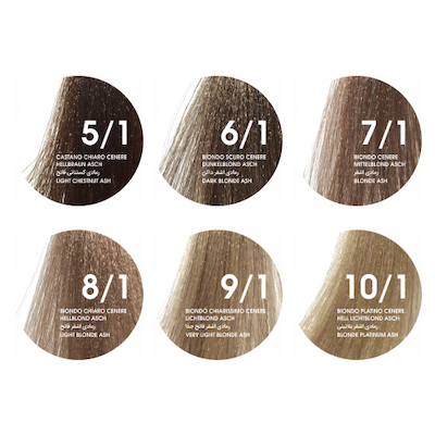 رنگ مو ایرانی ویتاال سری خاکستری