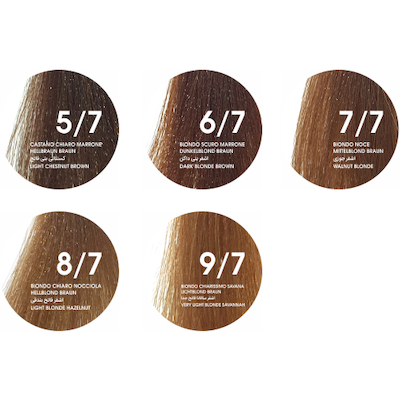 رنگ مو ایرانی ویتاال سری قهوه ای