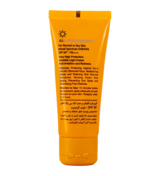 ضد آفتاب و ضد لک بی رنگ SPF50 لافارر مناسب پوست نرمال و خشک با حجم 40 میلی لیتر