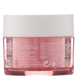 ژل کرم آبرسان ضد چروک و درخشان کننده نوتروژینا مدل Bright Boost حجم 50 میلی لیتر