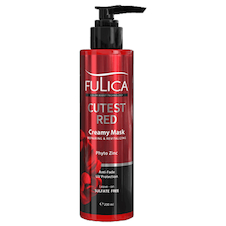 عکس کرم مو تقویت کننده و ترمیم کننده موهای رنگ شده قرمز فولیکا حجم 200 میلی لیتر