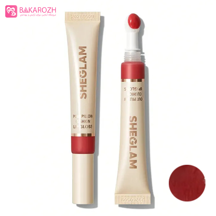 لیپ گلاس اسفنجی برند شیگلم (SHEGLAM) مدل Pout Pillow Cushion رنگ Cat Nap