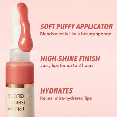 لیپ گلاس اسفنجی برند شیگلم (SHEGLAM) مدل Pout Pillow Cushion رنگ Beauty Sleep