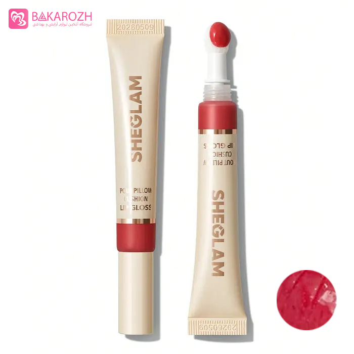 لیپ گلاس اسفنجی برند شیگلم (SHEGLAM) مدل Pout Pillow Cushion رنگ Beauty Sleep