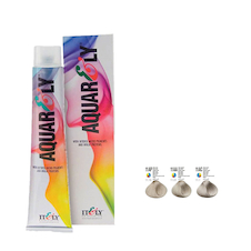 عکس رنگ مو آکوارلی سری خاکستری قوی