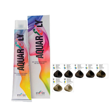 عکس رنگ مو آکوارلی سری زیتونی