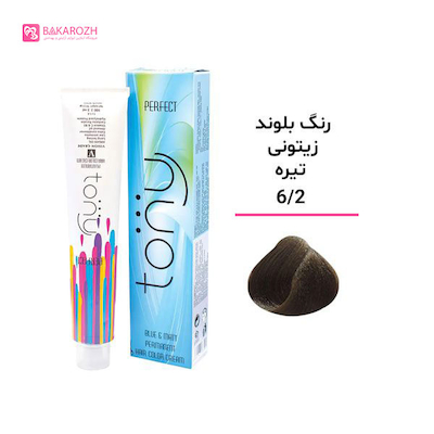 رنگ مو تونی سری زیتونی