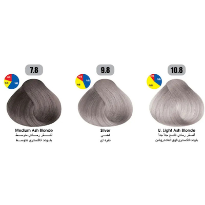 رنگ مو تونی سری خاکستری