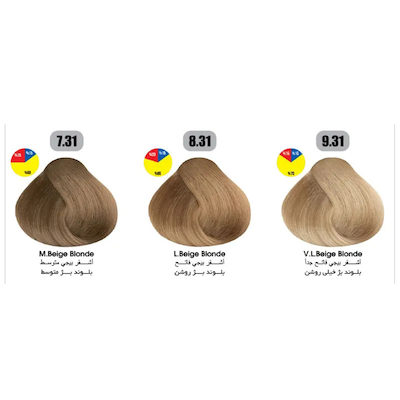 رنگ مو تونی سری بژ