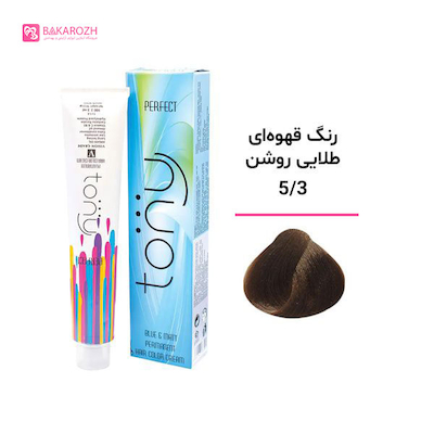 رنگ مو تونی سری طلایی