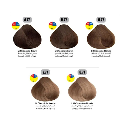 رنگ مو تونی سری شکلاتی