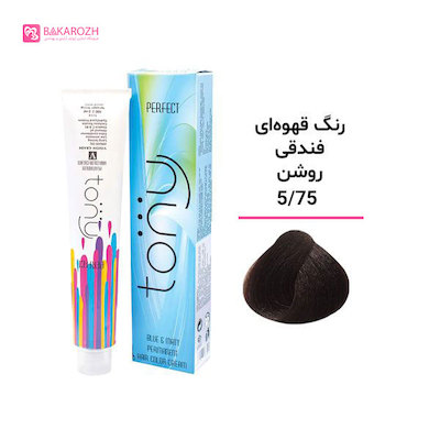رنگ مو تونی سری فندقی