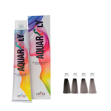 عکس رنگ مو آکوارلی سری خاکستری قوی