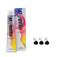 عکس رنگ مو آکوارلی سری مشکی