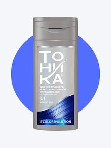 عکس شامپو رنگساژ فانتزی تونیکا آبی تیره Midnight Blue