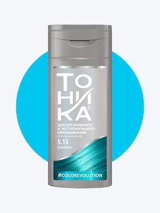 عکس شامپو رنگساژ فانتزی تونیکا آبی اقیانوسی Ocean Blue