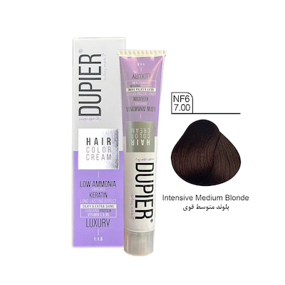 رنگ مو کم آمونیاک دوپیر سری طبیعی قوی 