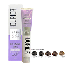 عکس رنگ مو کم آمونیاک دوپیر سری طبیعی قوی 