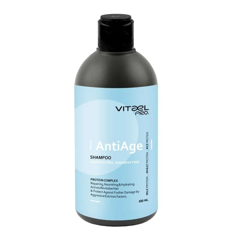 شامپو ویتاال پرو مدل انتی ایج ضد پیری و بازسازی کننده مو